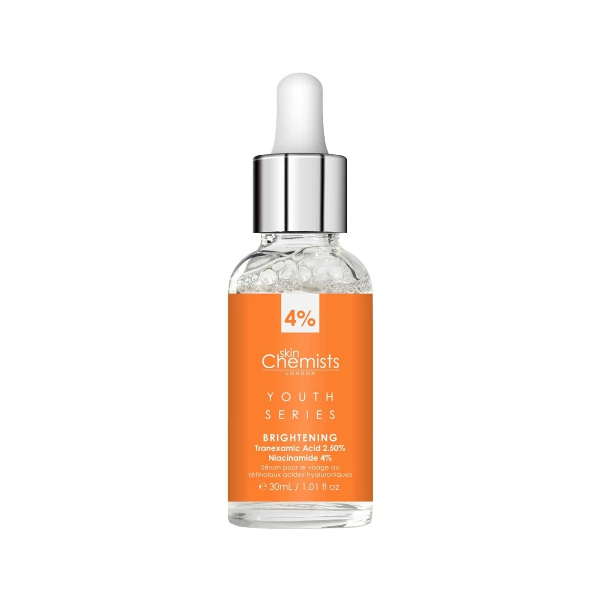 Brightening Serum Niacinamide 4%, Tranexamic Acid 2.5% 30ml(Skinchemists Brightening Serum) 2 Brightening Serum Niacinamide 4%, Tranexamic Acid 2.5% 30ml(Skinchemists Brightening Serum) - Image 2