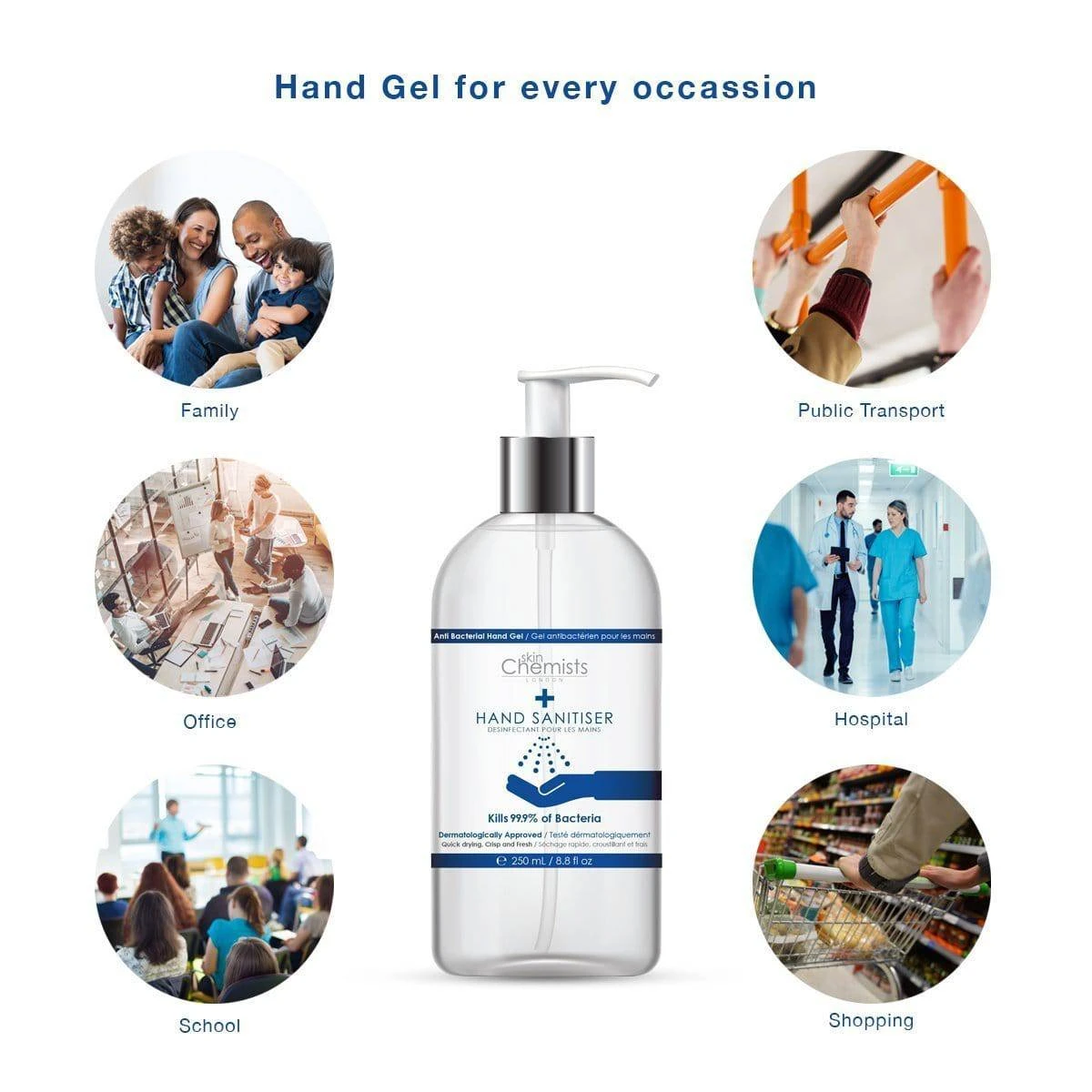 Hand Sanitiser 50ml Made In EU(Skinchemists Hand Sanitiser 50 Eu) 2 Hand Sanitiser 50ml Made In EU(Skinchemists Hand Sanitiser 50 Eu) - Image 2
