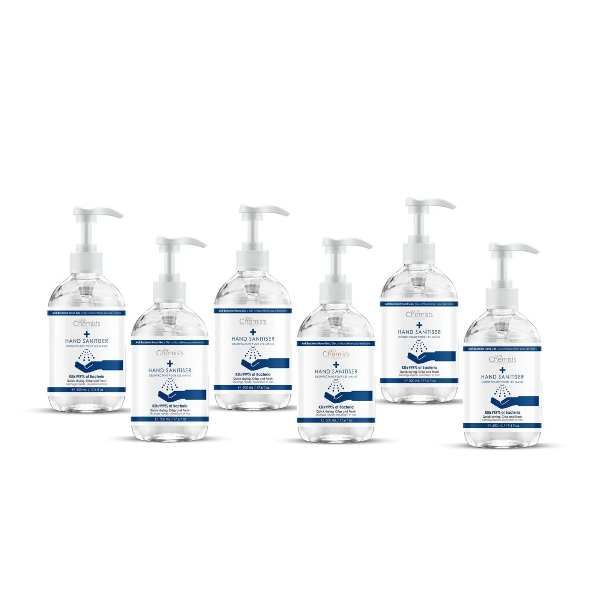 Hand Sanitiser Multipack (6 X 500ml)(Skinchemists Hand Sanitiser Multipack) 1 Hand Sanitiser Multipack (6 X 500ml)(Skinchemists Hand Sanitiser Multipack)