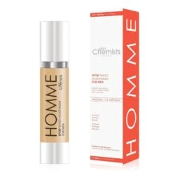 Men's Tinted Medium Moisturiser SPF 30 50ml(Skinchemists Mens Tinted Medium Moisturiser Spf 30)