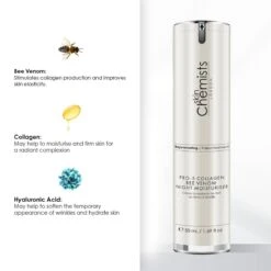 Pro-5 Collagen Bee Venom Night Moisturiser 50ml(Skin Chemists Pro 5 Collagen Bee Venom Night Moisturiser) -Skinchemists pro 5 collagen bee venom night moisturiser 50ml 118048