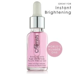Rose Quartz Age Defence Youth Facial Oil 15ml(Skinchemists Rose Quartz Age Defence Youth Facial Oil)