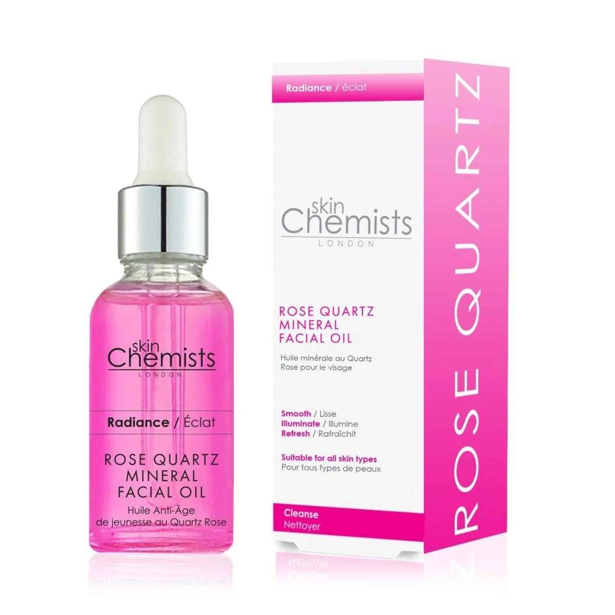 Rose Quartz Mineral Facial Oil 30ml(Skin Chemists Rose Quartz Mineral Facial Oil) 2 Rose Quartz Mineral Facial Oil 30ml(Skin Chemists Rose Quartz Mineral Facial Oil) - Image 2