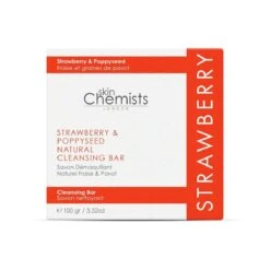 Strawberry & Poppy Seed Cleansing Bar 100g(Skinchemists Strawberry Poppy Seed Cleansing Bar) 5 Strawberry & Poppy Seed Cleansing Bar 100g(Skinchemists Strawberry Poppy Seed Cleansing Bar) -Skinchemists strawberry poppy seed cleansing bar 100g 763193