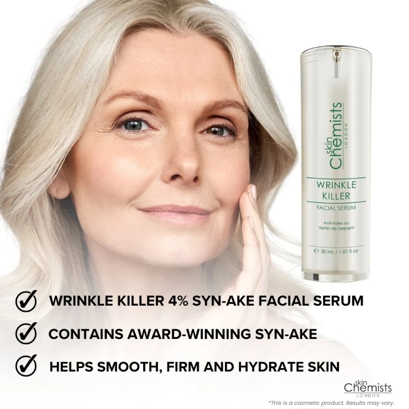Wrinkle Killer 4% Syn-Ake Facial Serum 30ml(Wrinkle Killer 4 Syn Ake Facial Serum) 3 Wrinkle Killer 4% Syn-Ake Facial Serum 30ml(Wrinkle Killer 4 Syn Ake Facial Serum) - Image 3