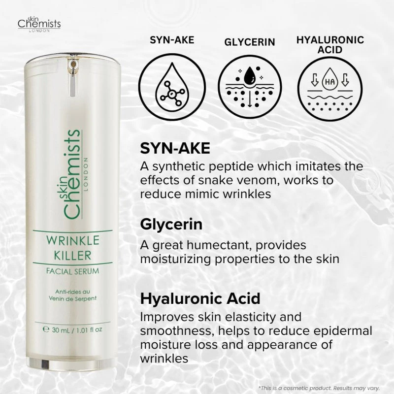 Wrinkle Killer 4% Syn-Ake Facial Serum 30ml(Wrinkle Killer 4 Syn Ake Facial Serum) 5 Wrinkle Killer 4% Syn-Ake Facial Serum 30ml(Wrinkle Killer 4 Syn Ake Facial Serum) - Image 5