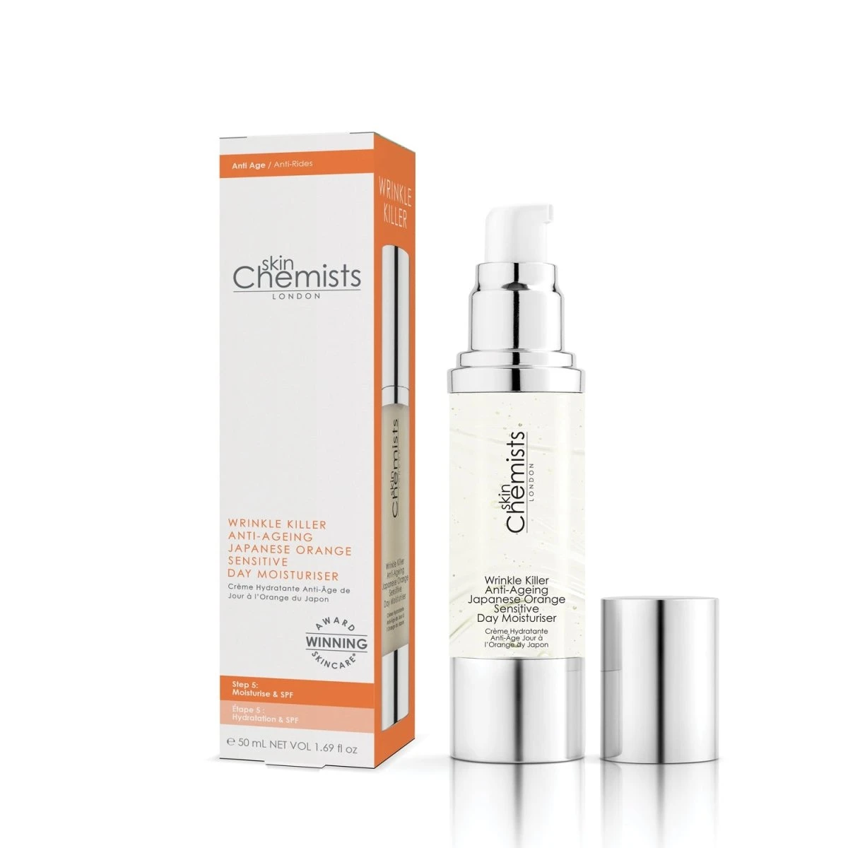 Wrinkle Killer Anti-Ageing Japanese Orange Sensitive Day Moisturiser 50ml(Skinchemists Wrinkle Killer Anti Ageing Japanese Orange Sensitive Day Moisturiser 50ml) 1 Wrinkle Killer Anti-Ageing Japanese Orange Sensitive Day Moisturiser 50ml(Skinchemists Wrinkle Killer Anti Ageing Japanese Orange Sensitive Day Moisturiser 50ml)