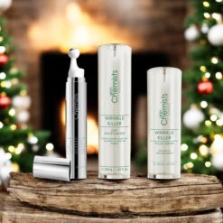 Wrinkle Killer Eyes & Facial Day Kit(Wrinkle Killer 4 Syn Ake Eye Serum Facial Serum Wrinkle Killer 1 Syn Ake Day Moisturiser) -Skinchemists wrinkle killer eyes facial day kit 382991 Photoroom