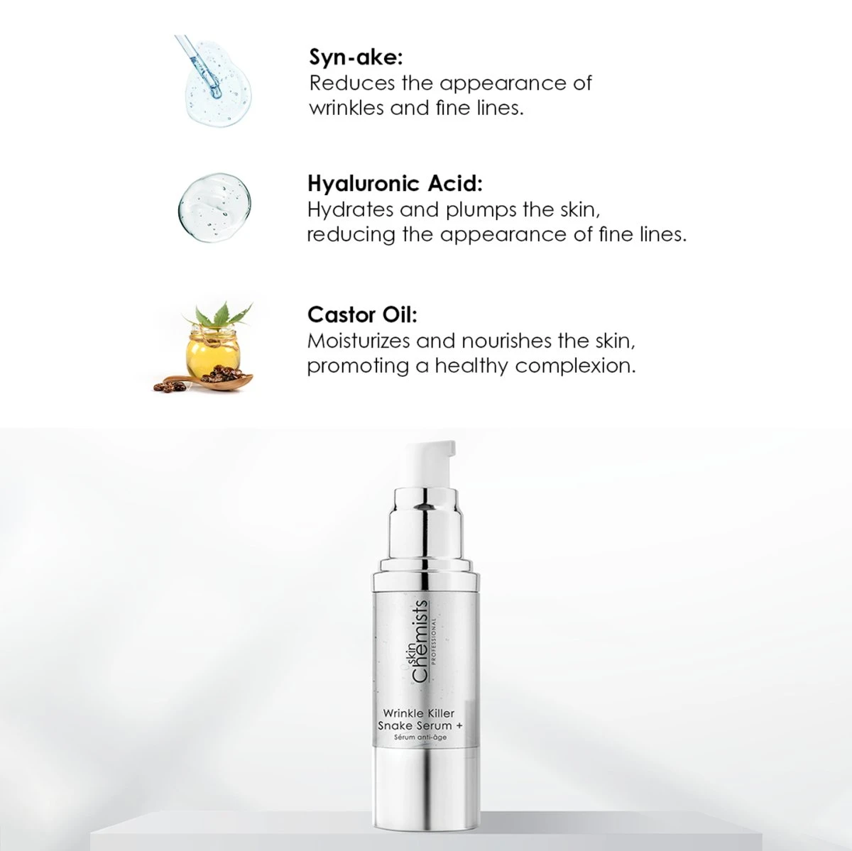 Wrinkle Killer Snake Serum 30ml(Skinchemists Wrinkle Killer Snake Serum 30ml) 6 Wrinkle Killer Snake Serum 30ml(Skinchemists Wrinkle Killer Snake Serum 30ml) - Image 6